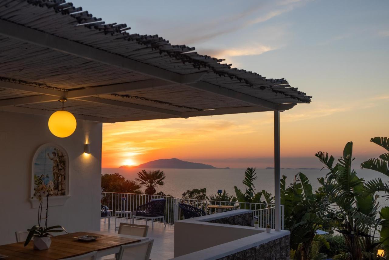 Capri Blue Luxury Villa Le Tre Monelle 阿纳卡普里 外观 照片