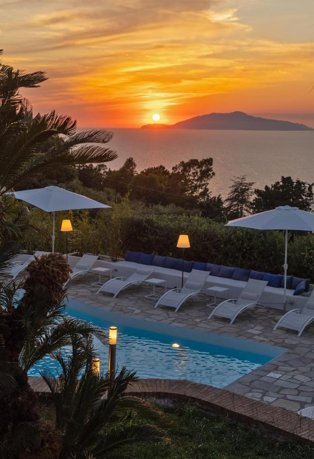 Capri Blue Luxury Villa Le Tre Monelle 阿纳卡普里 外观 照片