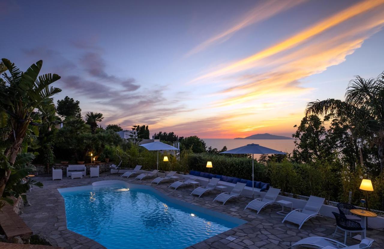 Capri Blue Luxury Villa Le Tre Monelle 阿纳卡普里 外观 照片