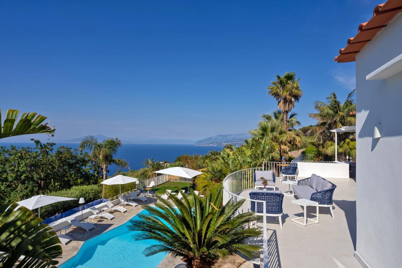 Capri Blue Luxury Villa Le Tre Monelle 阿纳卡普里 外观 照片