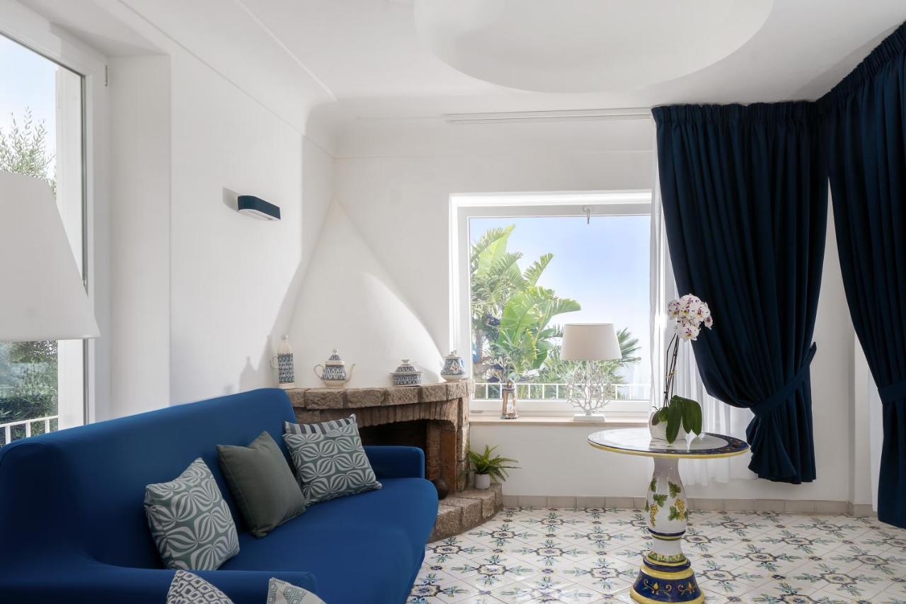 Capri Blue Luxury Villa Le Tre Monelle 阿纳卡普里 外观 照片