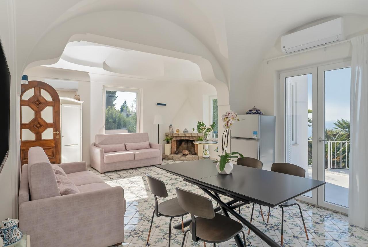 Capri Blue Luxury Villa Le Tre Monelle 阿纳卡普里 外观 照片