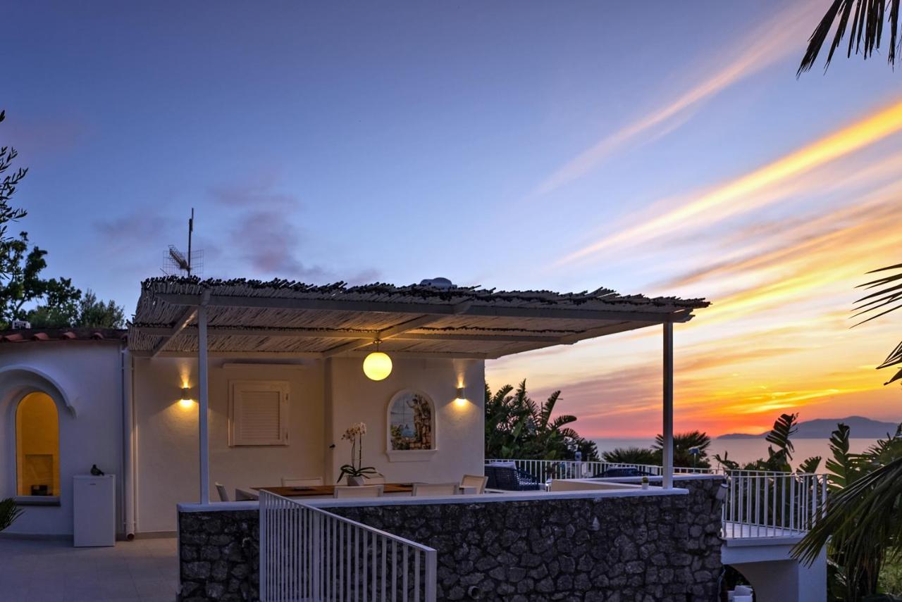 Capri Blue Luxury Villa Le Tre Monelle 阿纳卡普里 外观 照片