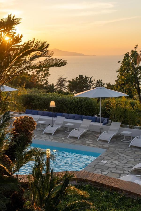 Capri Blue Luxury Villa Le Tre Monelle 阿纳卡普里 外观 照片