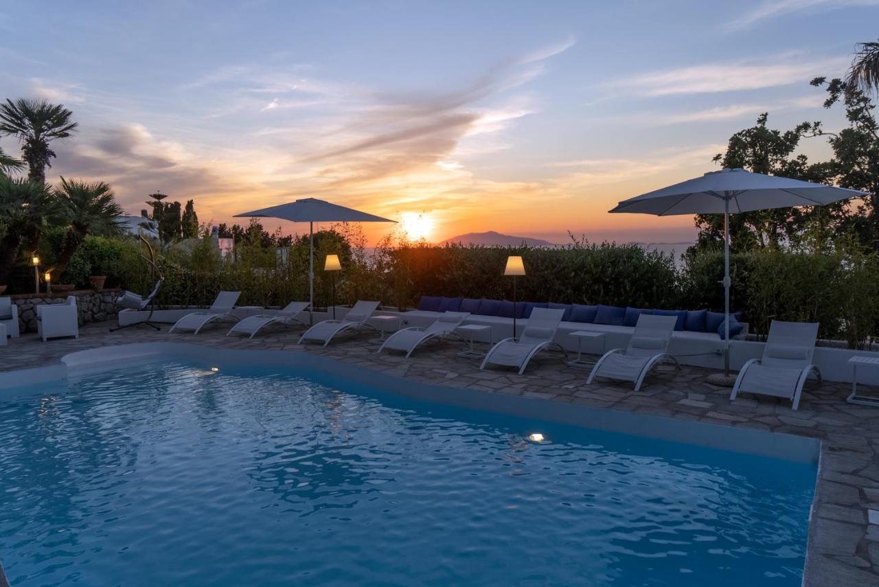 Capri Blue Luxury Villa Le Tre Monelle 阿纳卡普里 外观 照片