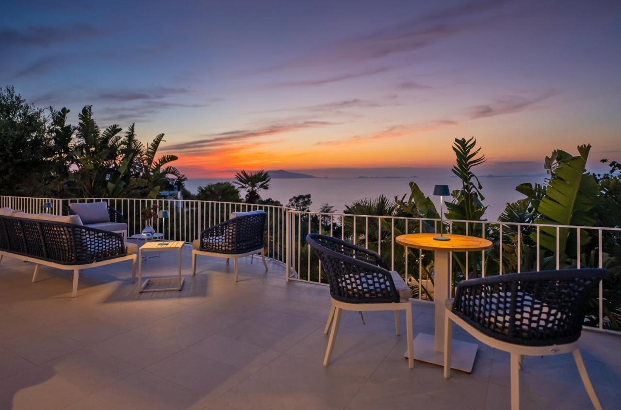 Capri Blue Luxury Villa Le Tre Monelle 阿纳卡普里 外观 照片