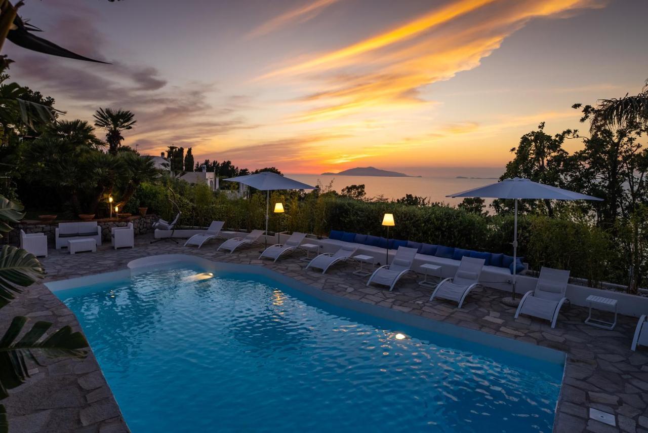 Capri Blue Luxury Villa Le Tre Monelle 阿纳卡普里 外观 照片